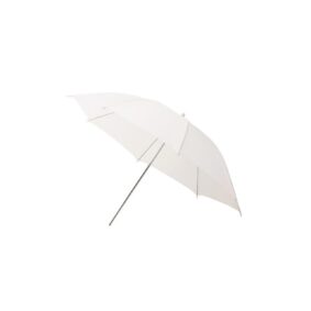Jinbei ομπρέλα Λευκή Ημιδιαφανής 150cm. Η ομπρέλα για φλας είναι το ιδανικό εξάρτημα για φωτογραφήσεις πορτραίτου. Η ομπρέλα παράγει ιδεώδη φωτισμού του φόντου σε λήψεις πορτραίτου αλλά και σε άλλες εφαρμογές.