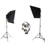Luminus σετ φωτιστικών softbox & φόντο - Image 2