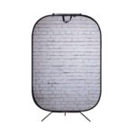 Lastolite Urban Collapsible Background 1.5x2.1m Painted White/Industrl Grey Brick - Image 2