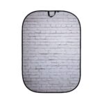 Lastolite Urban Collapsible Background 1.5x2.1m Painted White/Industrl Grey Brick - Image 24