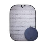 Lastolite Urban Collapsible Background 1.5x2.1m Painted White/Industrl Grey Brick - Image 22