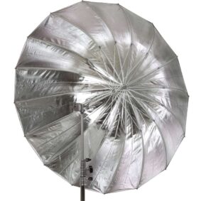 Jinbei Deep Focus Umbrella, Ασημί/Μαύρη, 130cm