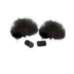 Rycote αντιανέμιο πέτου, μαύρο, ζεύγος