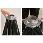 Jinbei ΚΕ 150 Quickly Open Octabox με κυψέλη - Image 4