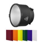 Jinbei Ανταυγαστήρας MH 14cm & Έγχρωμες Ζελατίνες Κιτ